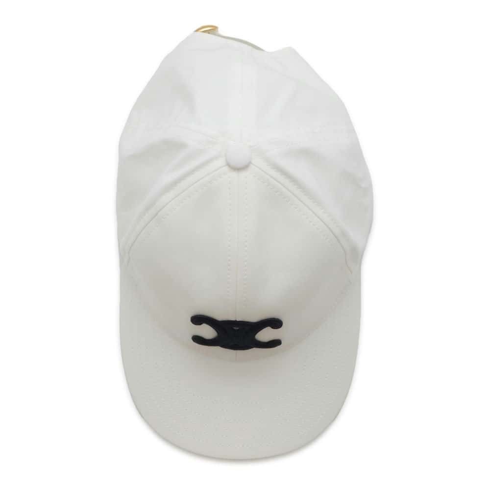 Celine Triomphe Baseball Cap White - image 4